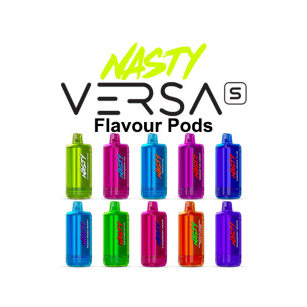 Nasty Versa S - Disposable Replacement Flavour Pod 30000 Puffs (5%)